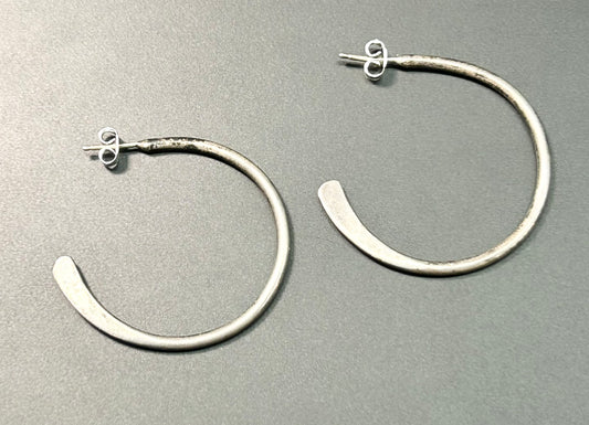 Sterling Silver Hoop Earrings