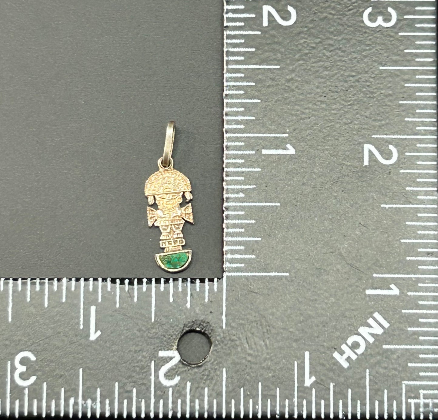 950 Silver Tumi Pendant