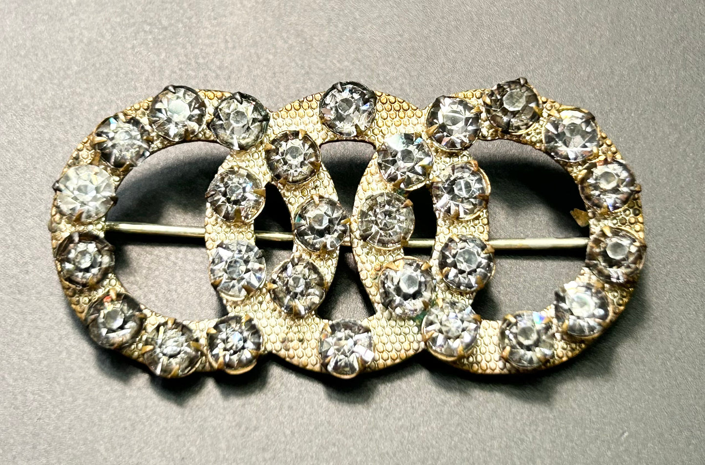 Antique Rhinestone Brooch