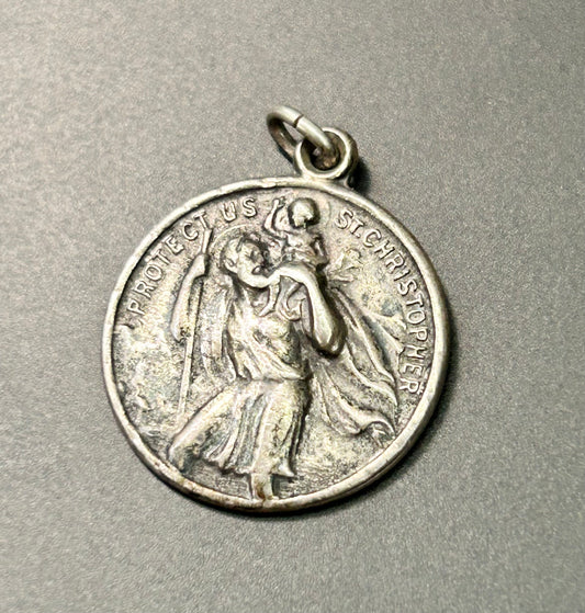 BB Sterling Silver St. Christopher Pendant