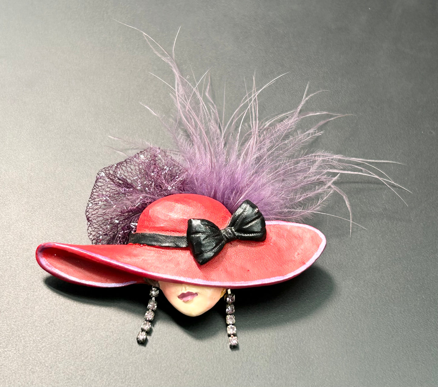 Red Hat Brooch