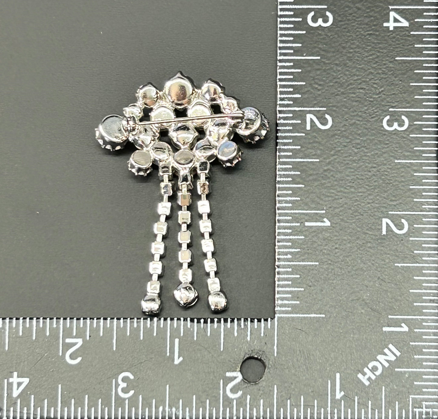 Vintage AB Rhinestone Brooch