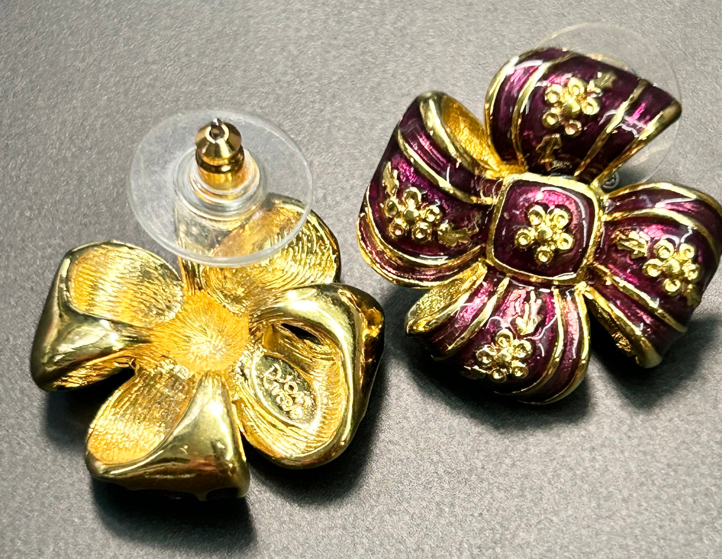 Joan Rivers Bow Earrings