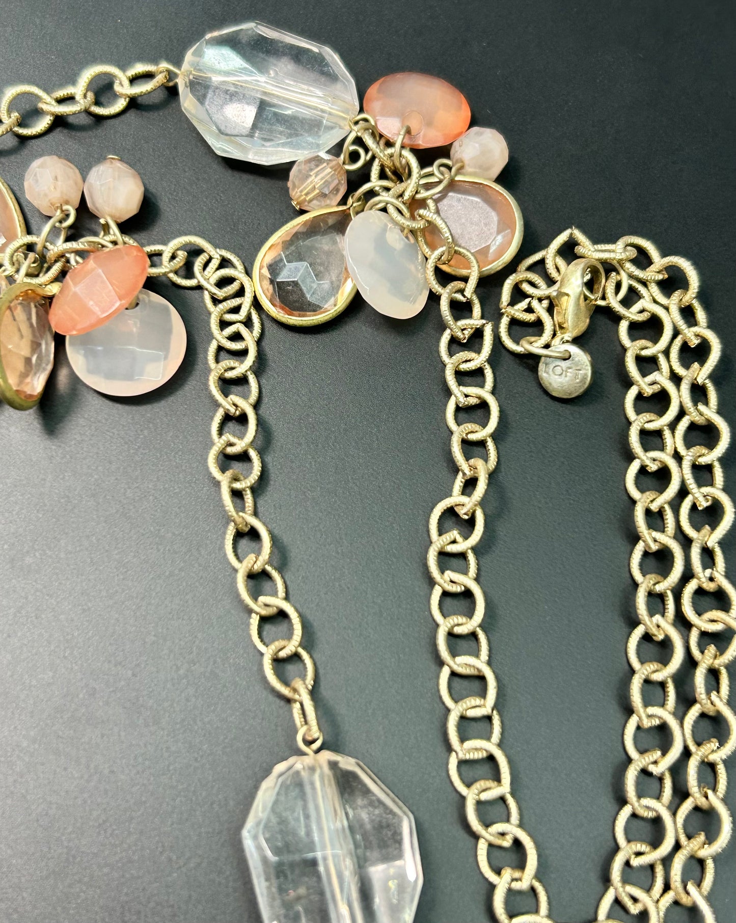 Loft Acrylic Bead Necklace