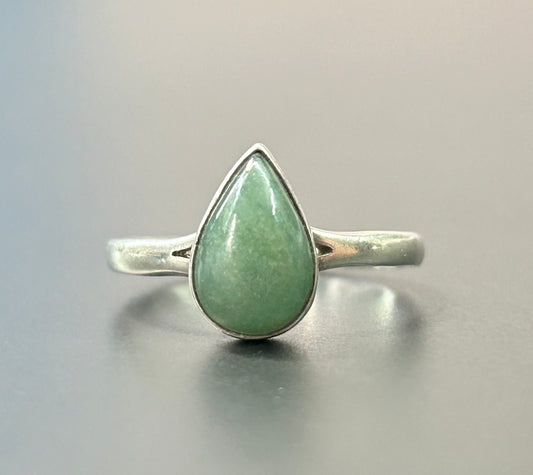 Sterling Silver Aventurine Ring