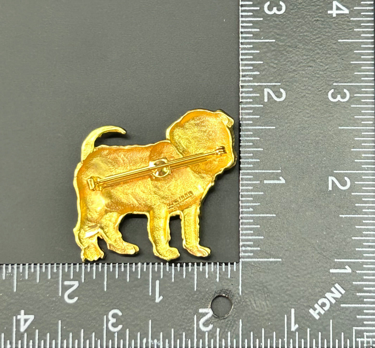 1986 JJ Dog Brooch