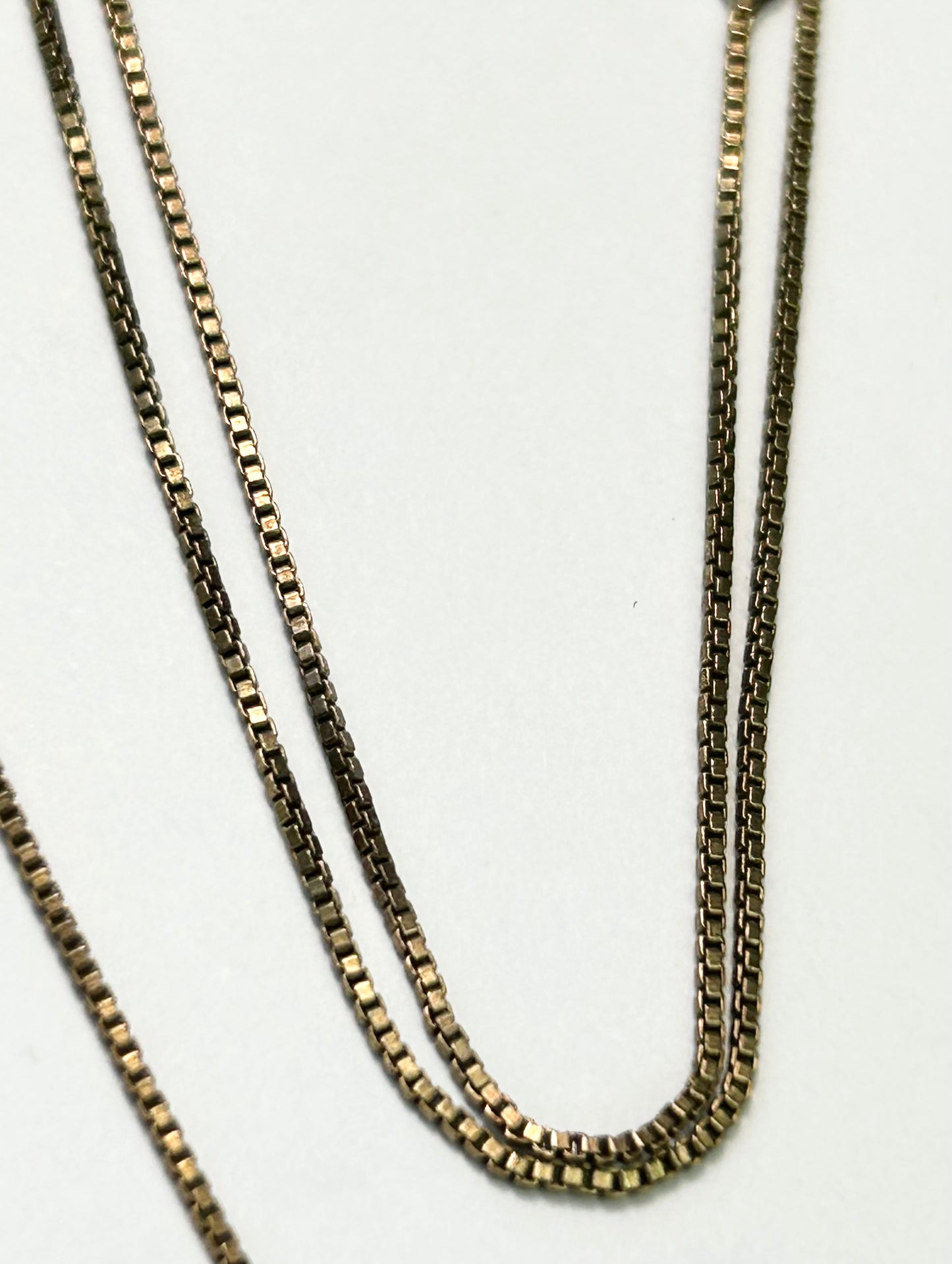 17.5” Italy Sterling Silver Vermeil Chain