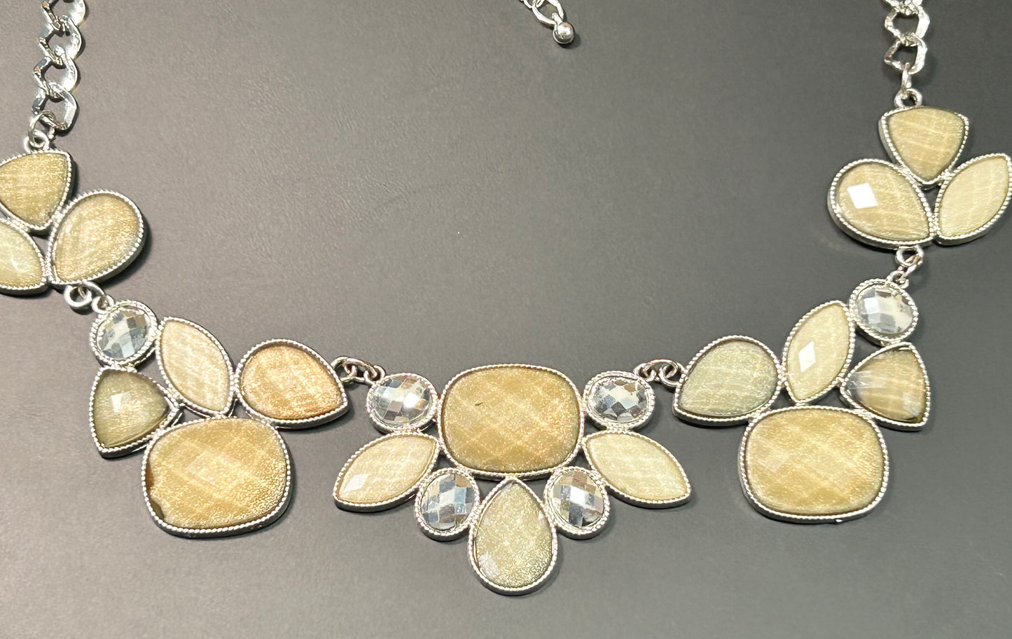 Acrylic Rhinestone Necklace