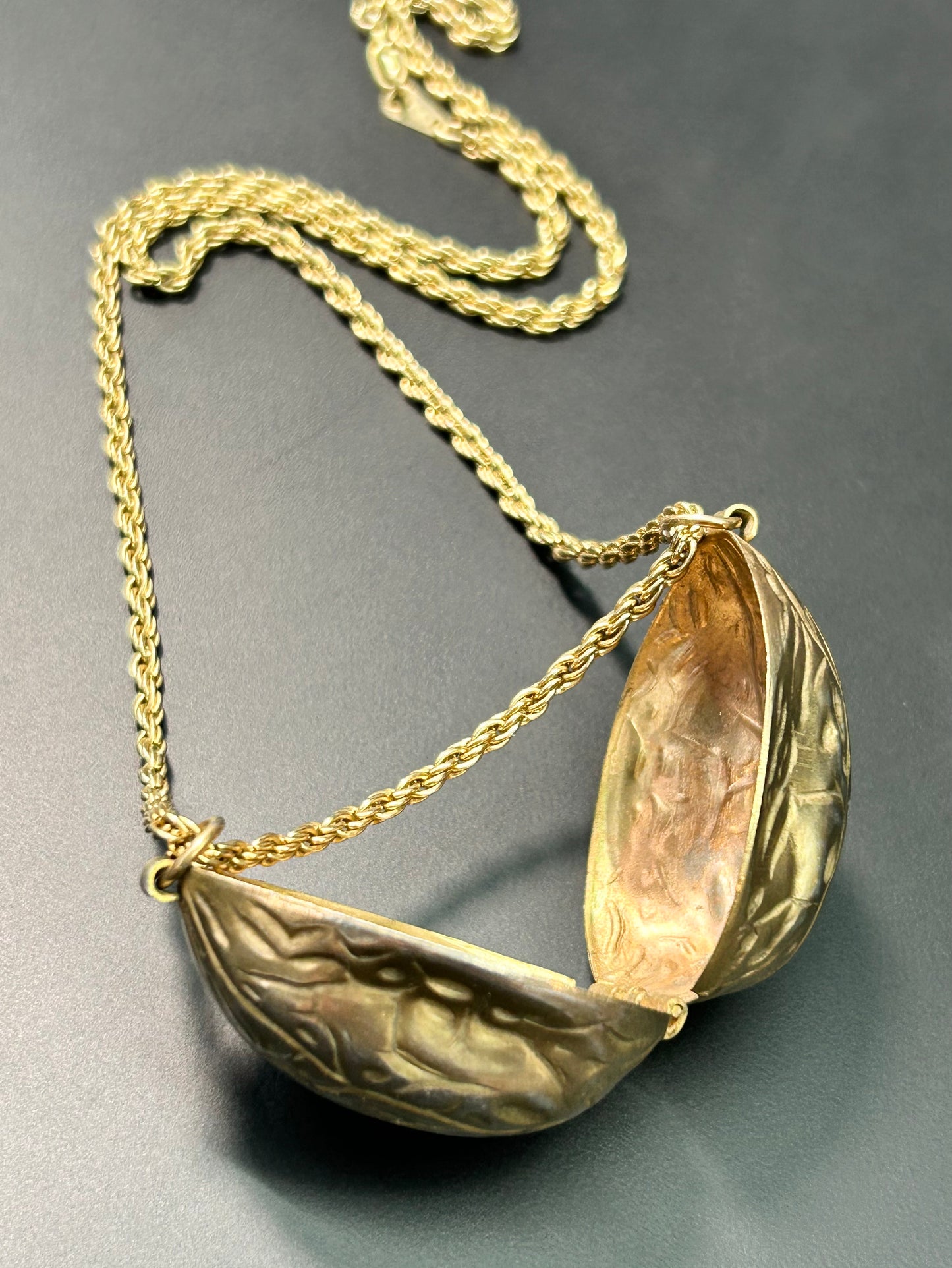 Vintage Walnut Necklace