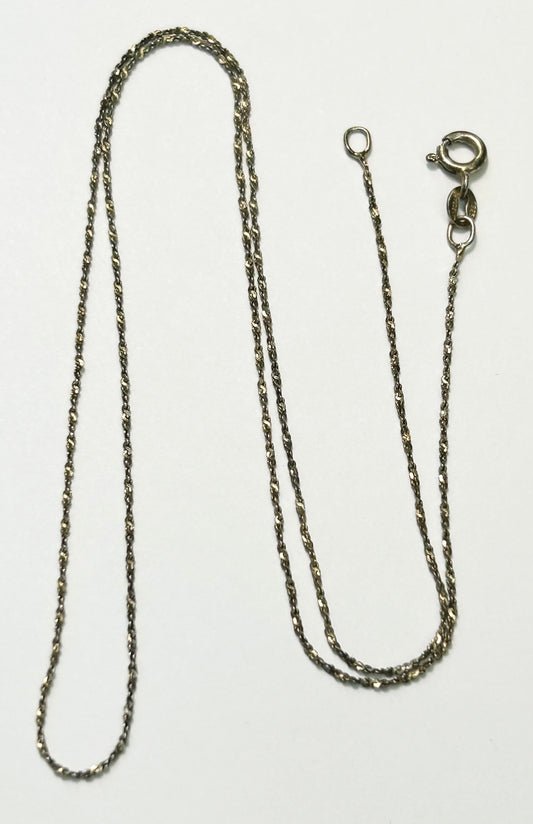 19.5” Danecraft Sterling Silver Vermeil Chain