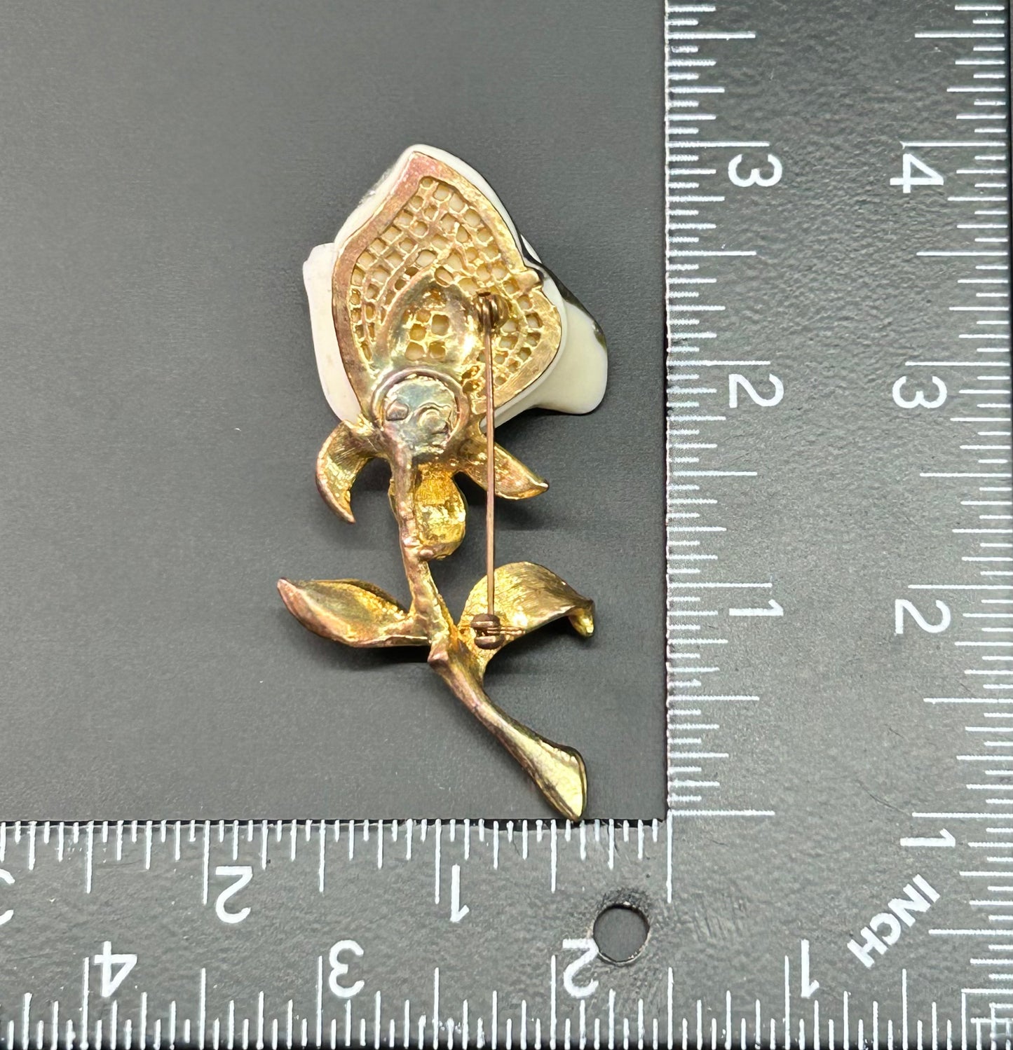 Vintage Rose Brooch