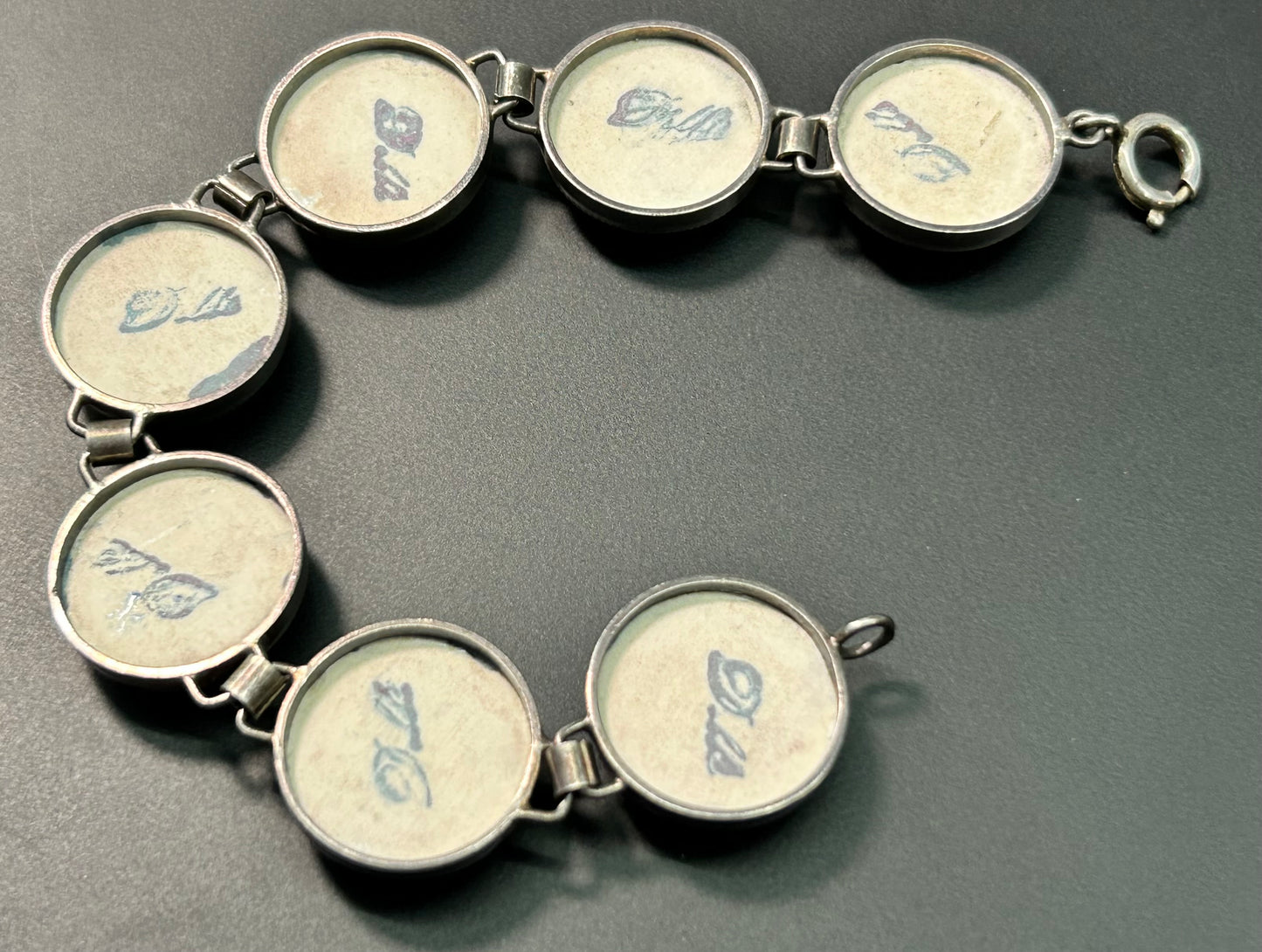Delft Sterling Silver Windmill Bracelet