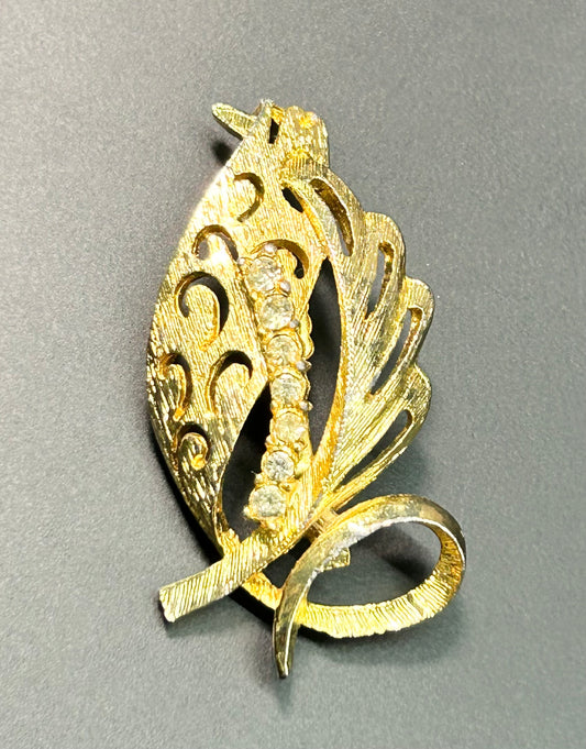 Vintage Gold Tone Brooch