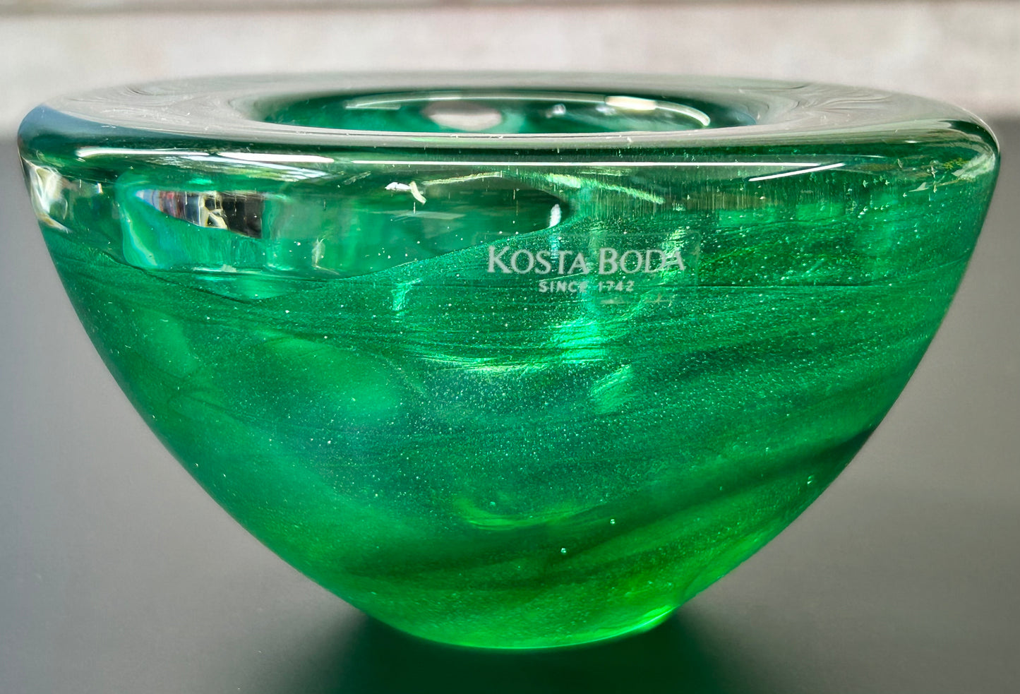 Kosta Boda Glass Votive Candle Holder