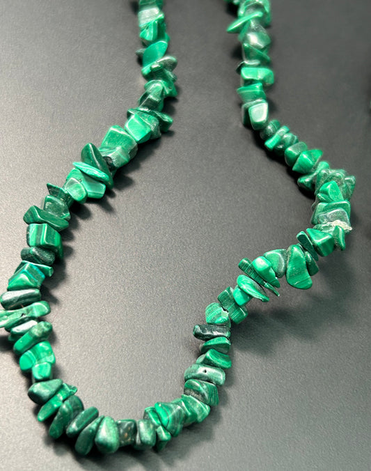 Malachite Chip Necklace