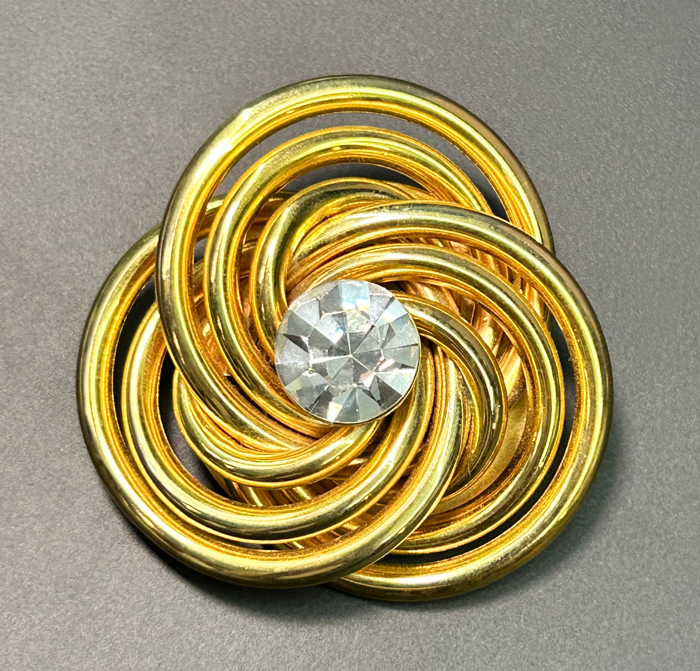 Vintage Rhinestone Brooch