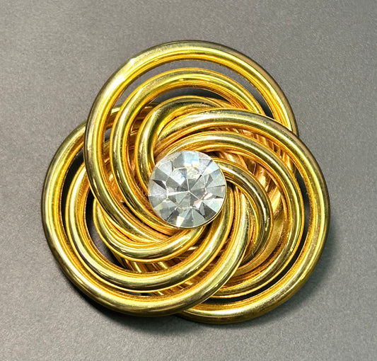 Vintage Rhinestone Brooch