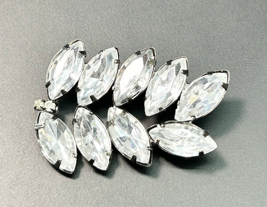 Acrylic Rhinestone Brooch