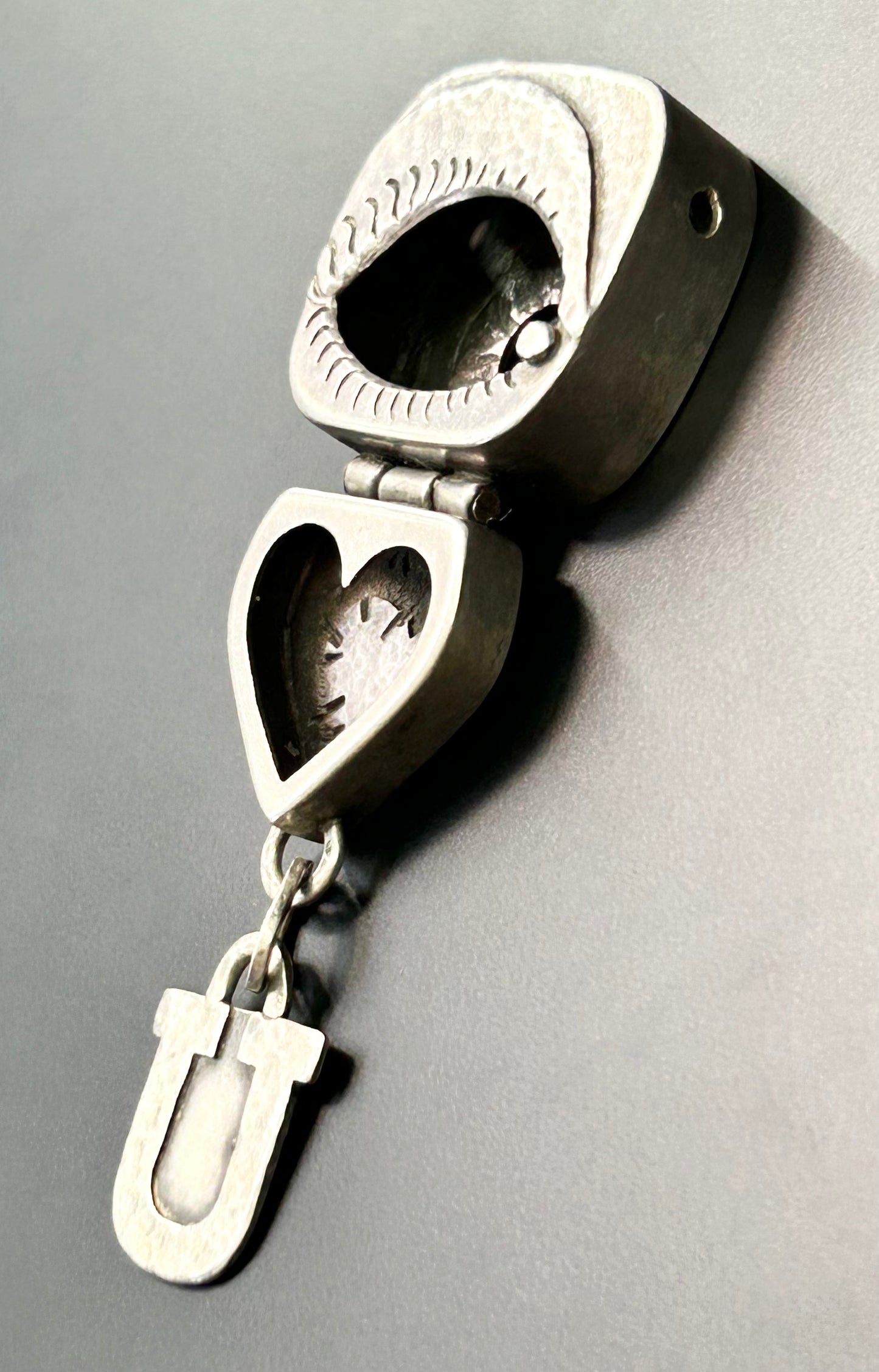 Artisan Sterling Silver I Love You Pendant