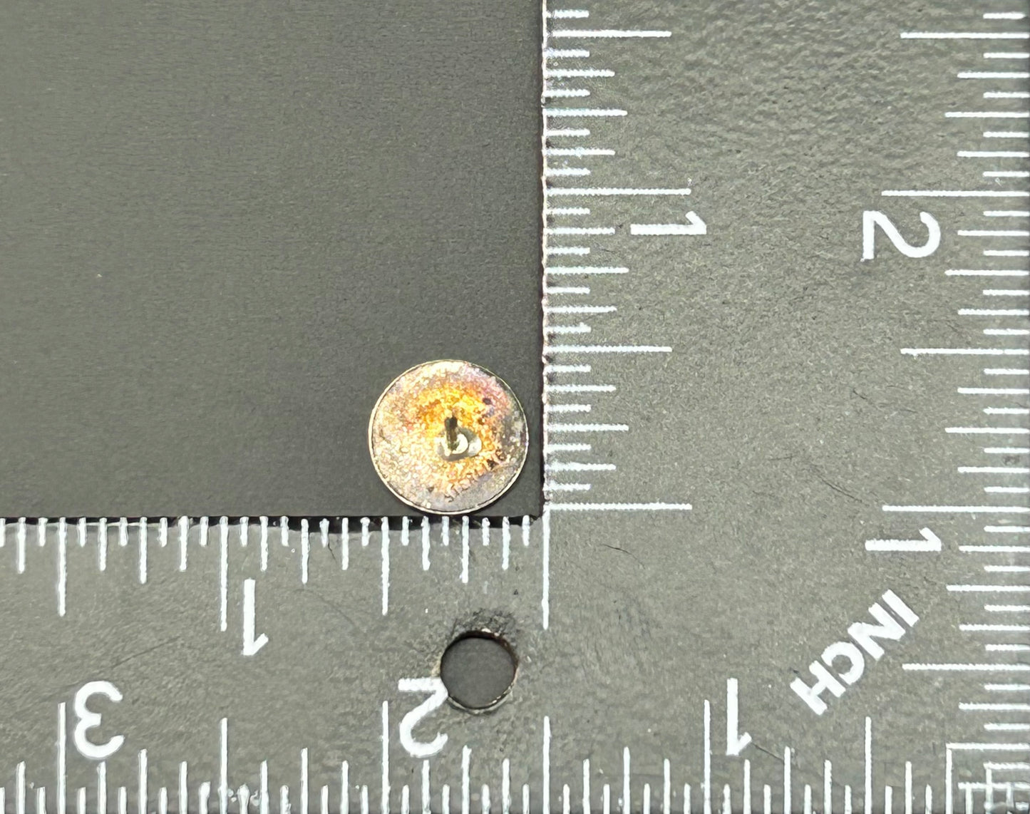 Sterling Silver Engraved Pin
