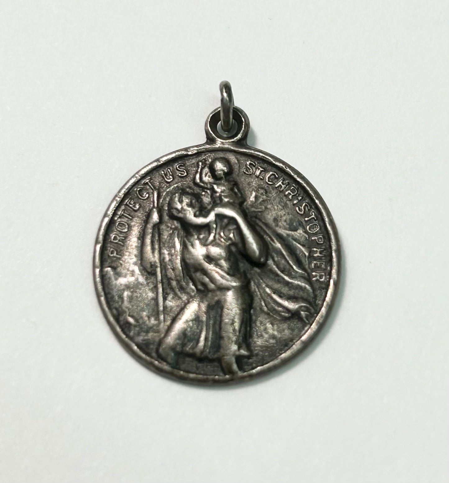 BB Sterling Silver St. Christopher Pendant