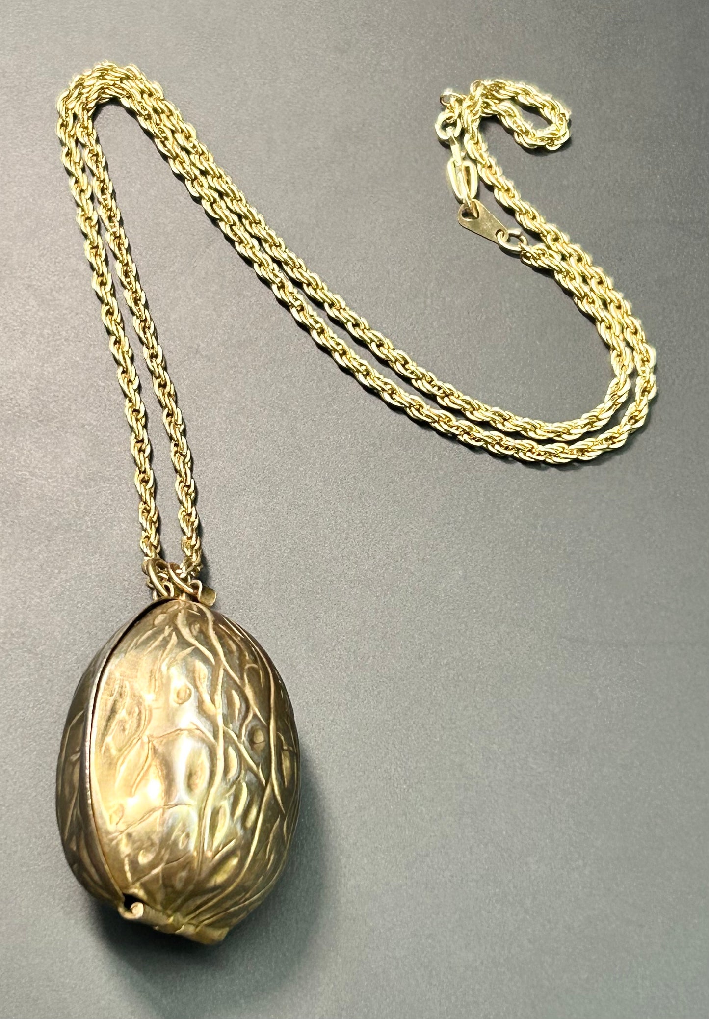 Vintage Walnut Necklace