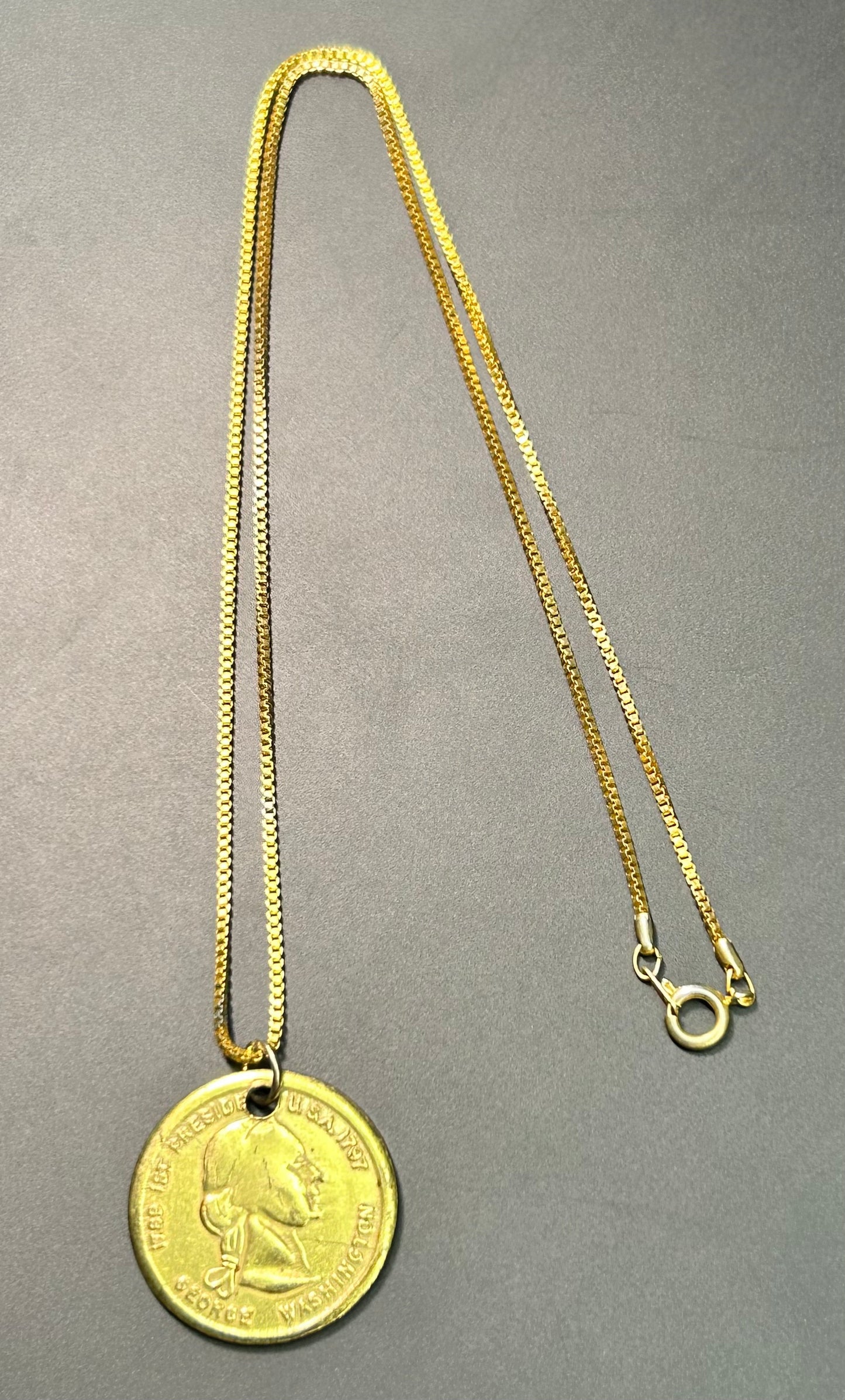 George Washington Coin Necklace