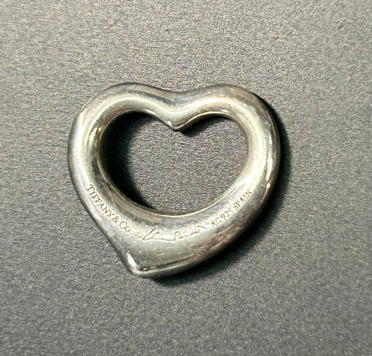 Tiffany & Co Elsa Peretti Sterling Silver Heart Pendant