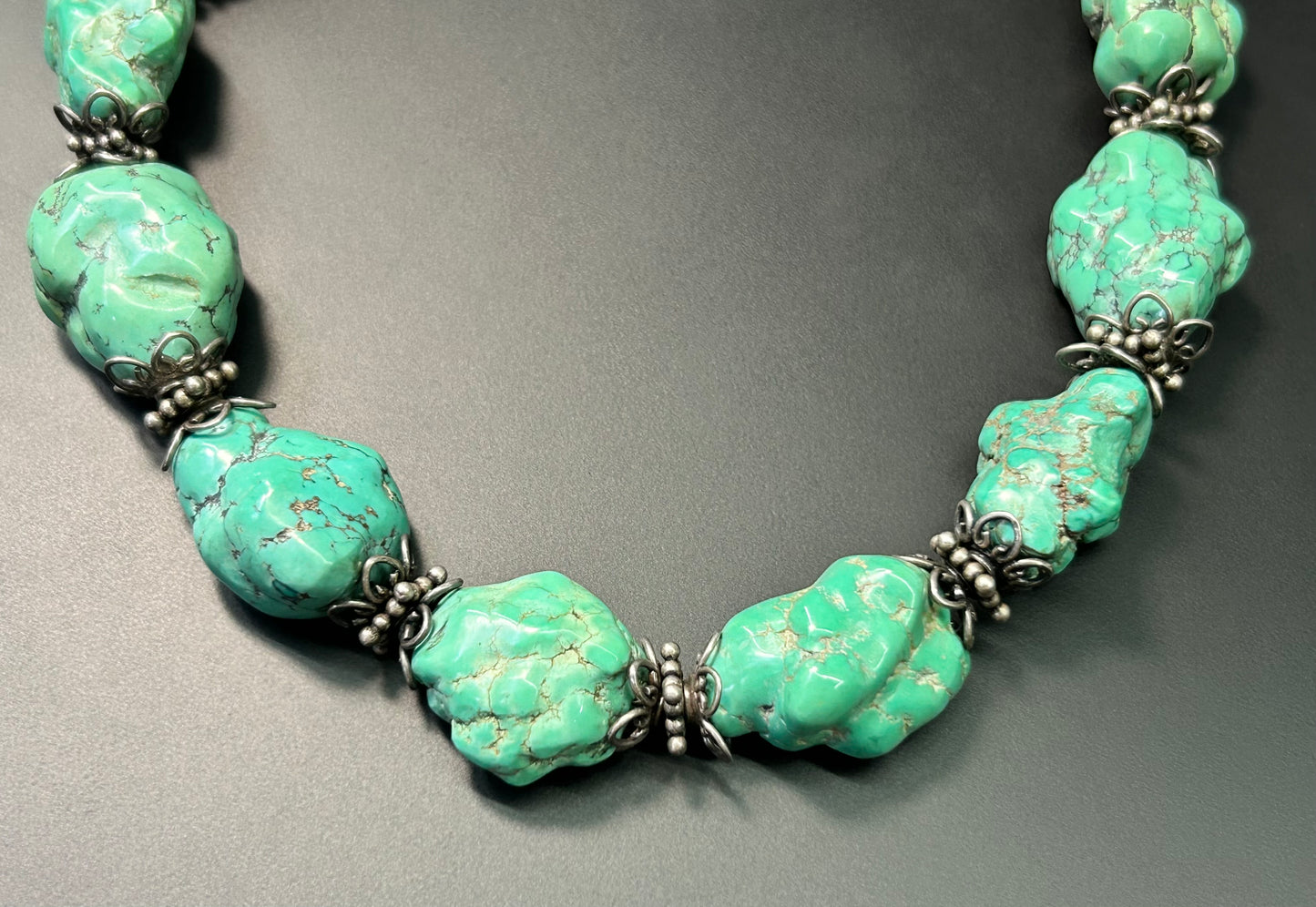 Sterling Silver Turquoise Necklace