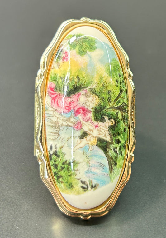 Japan Vintage Mirror Lipstick Holder