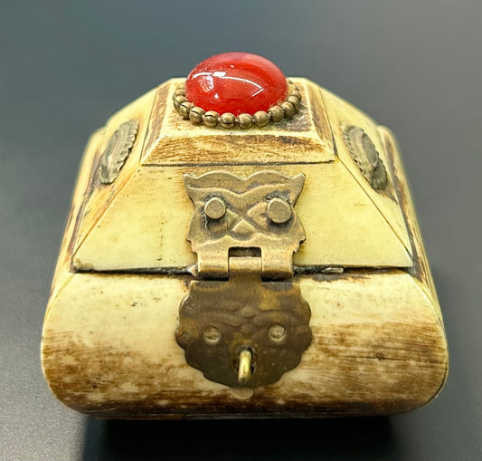 India Bone Trinket Box