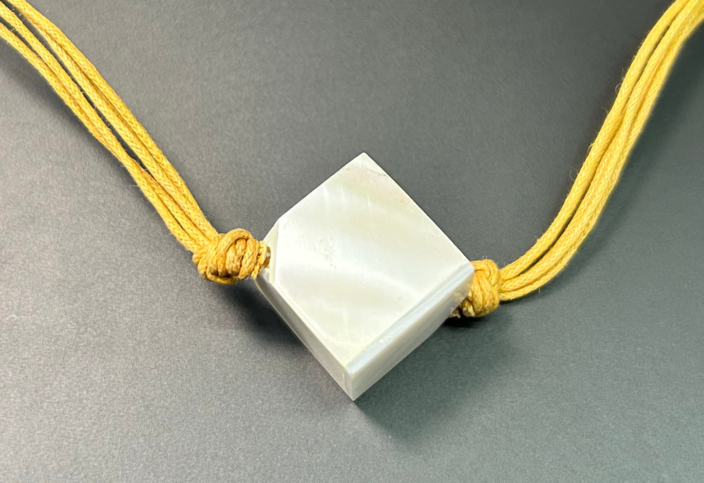 Cube Cord Necklace