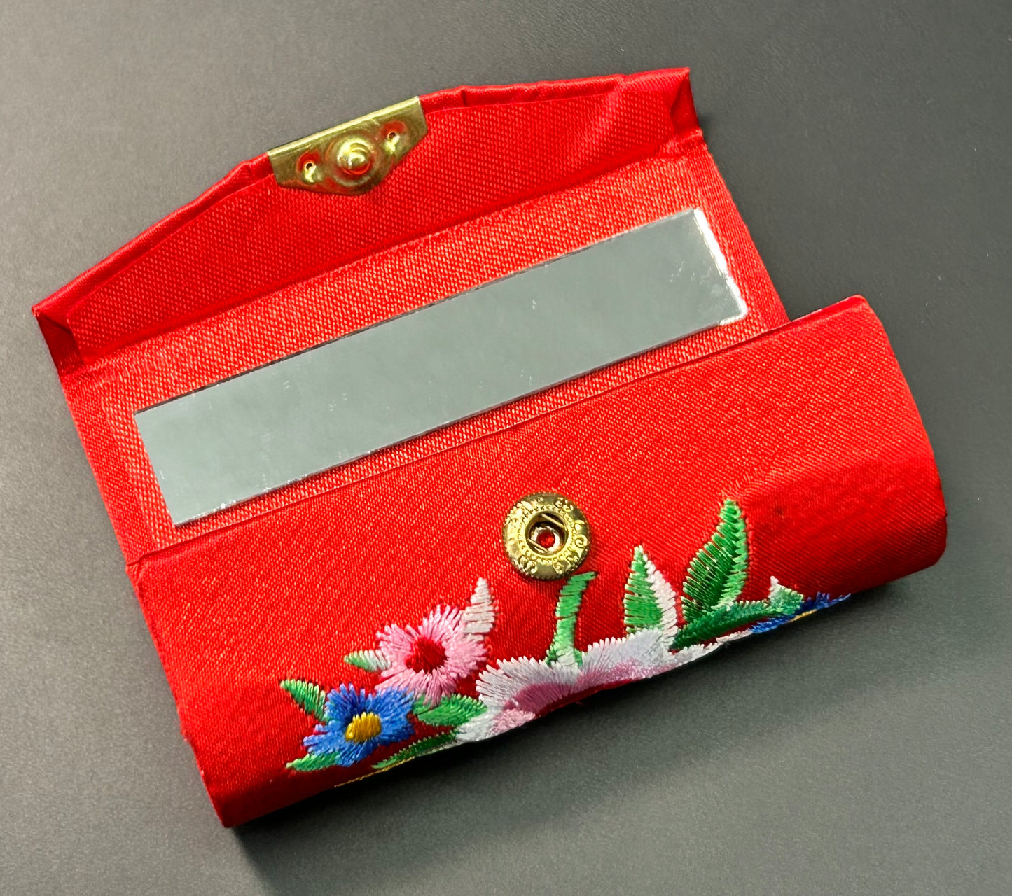 Embroidered Lipstick Case