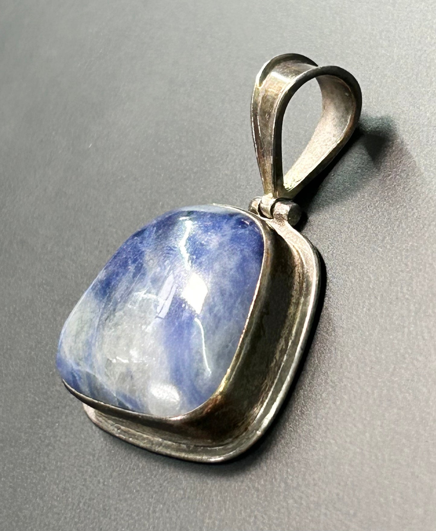 Sterling Silver Sodalite Pendant