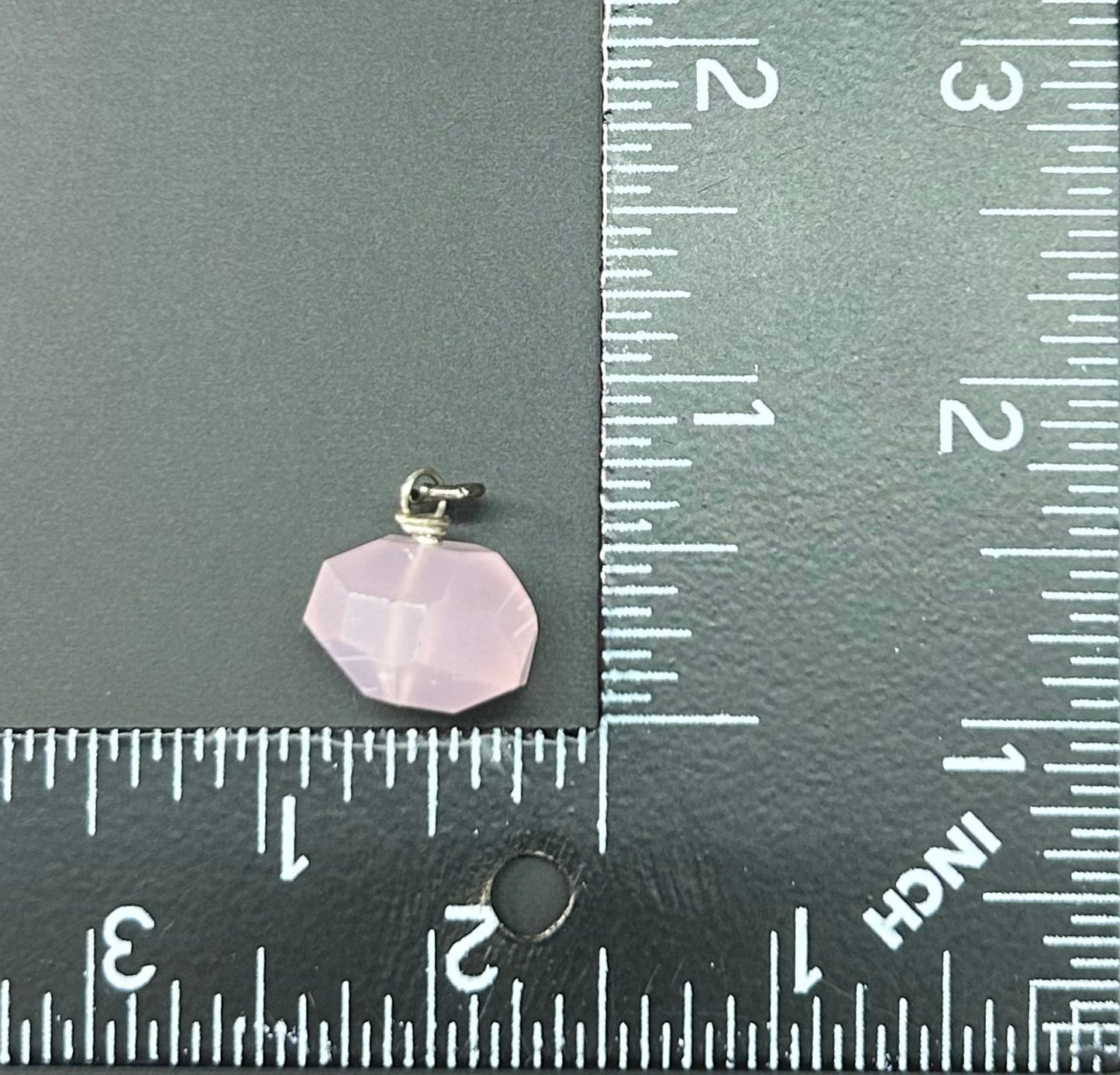 Sterling Silver Rose Quartz Pendant