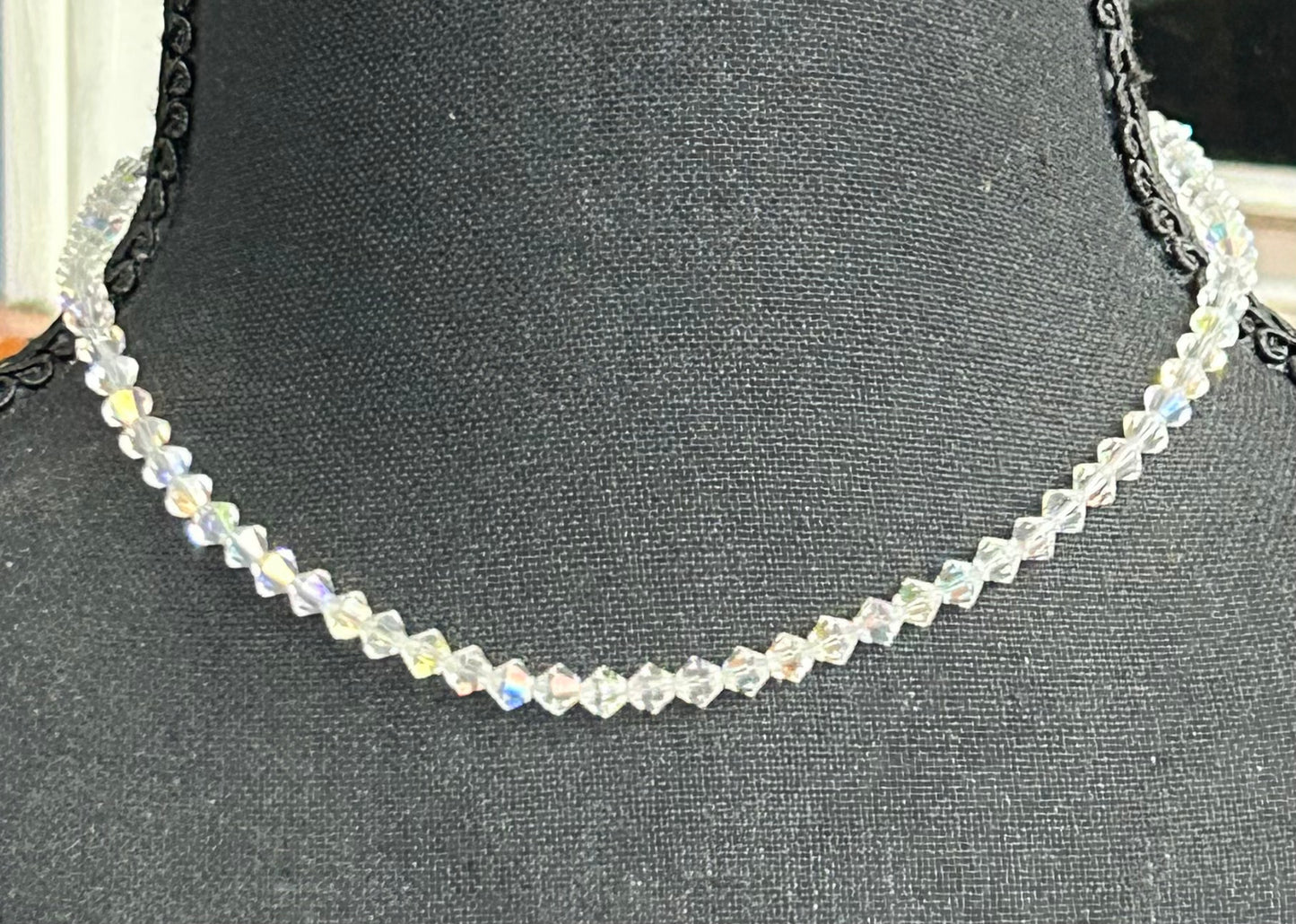 Vintage AB Glass Necklace