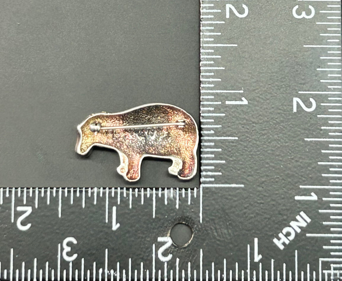 1983 MMA Hippo Brooch