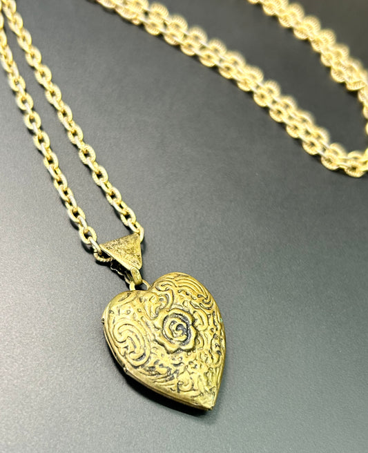 Flower Love Forever Locket Necklace