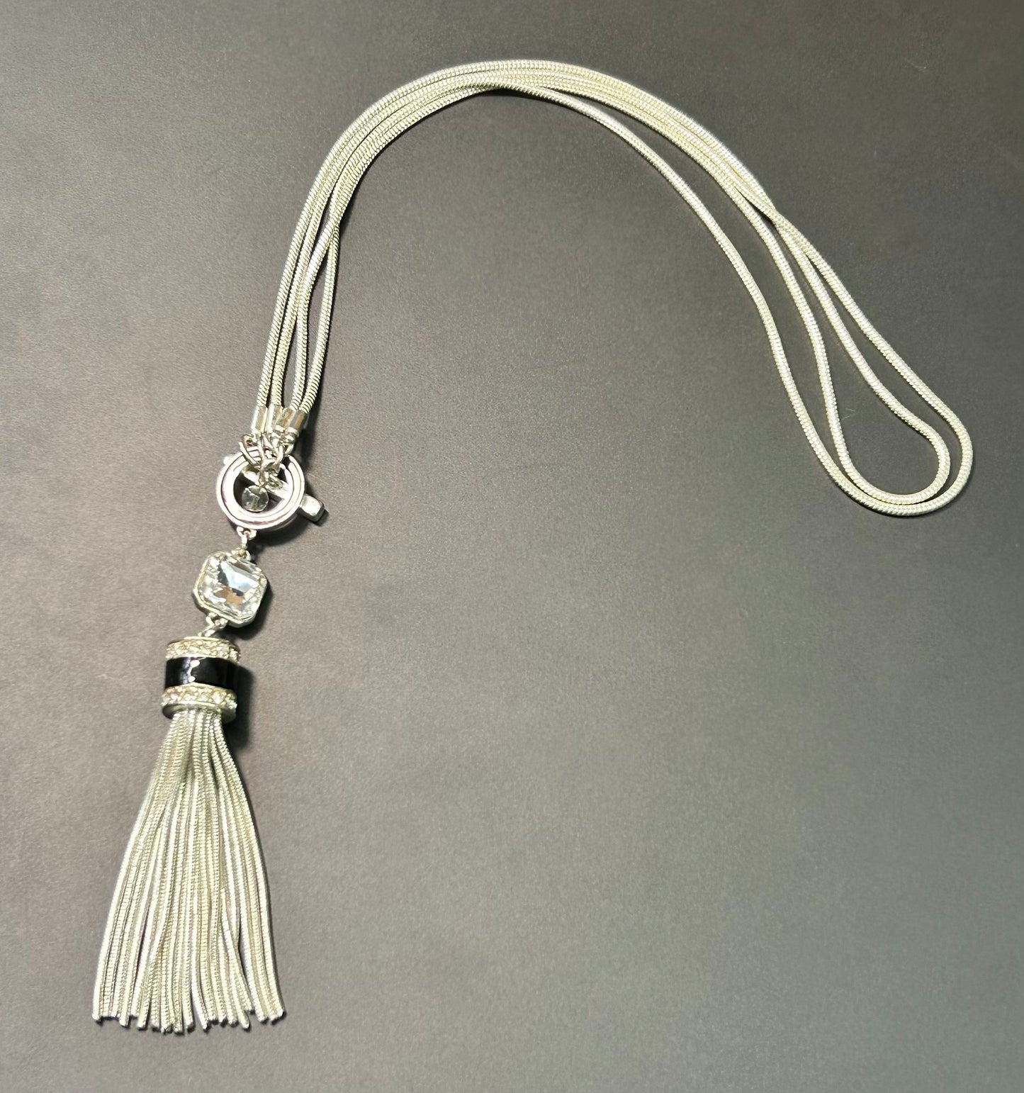Front Toggle Tassel Necklace