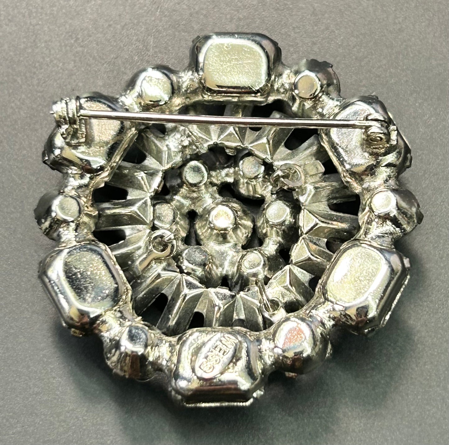 Weiss Rhinestone Brooch