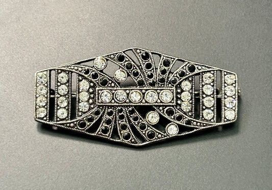 Art Deco Rhinestone Brooch