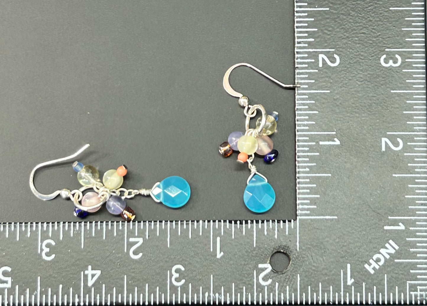 Glass Dangle Earrings