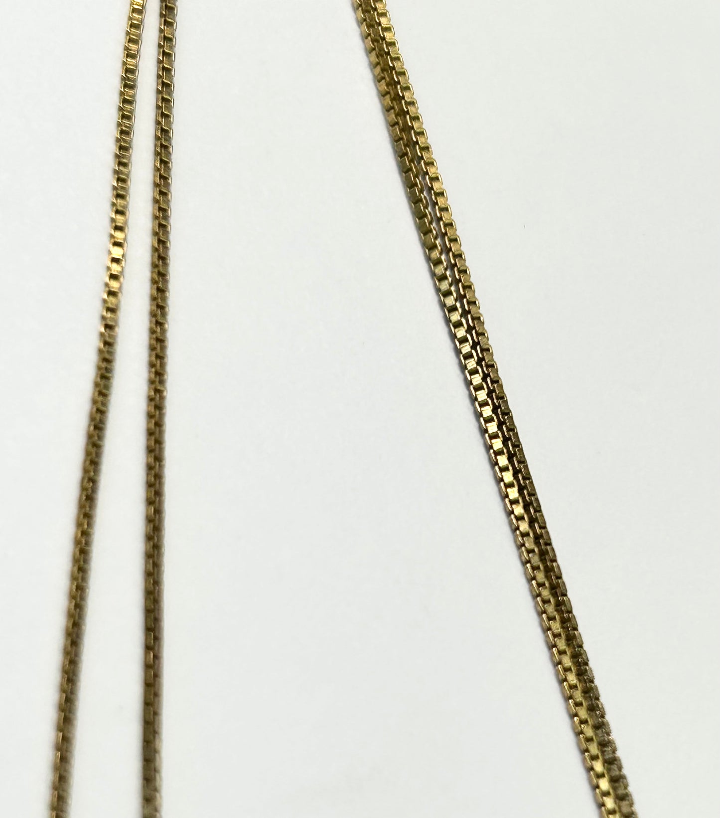 17.75” Italy Sterling Silver Vermeil Chain