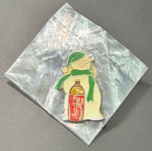 Snowman Coca-Cola Pin