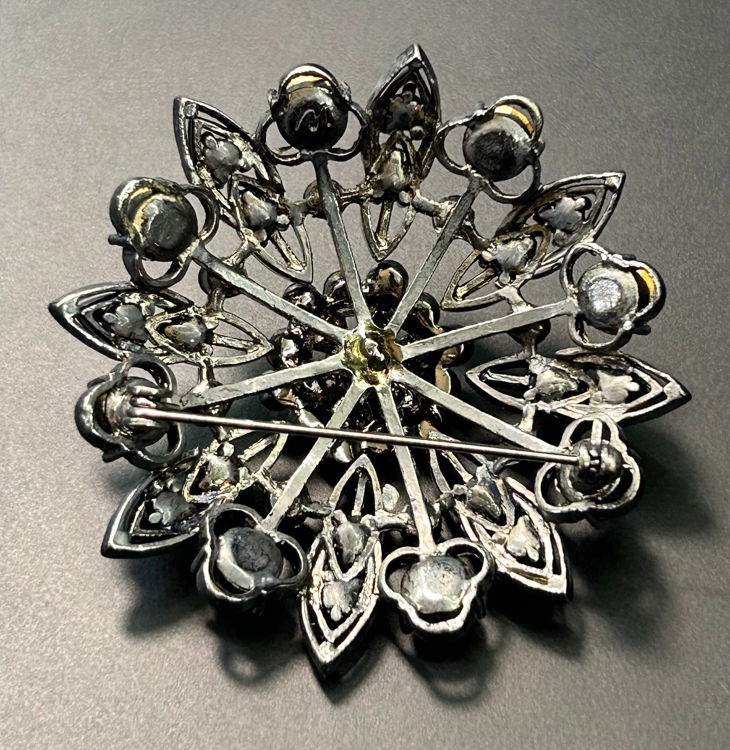 Liz Claiborne Rhinestone Brooch