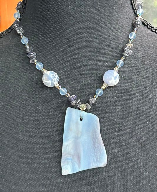 Glass & Stone Necklace