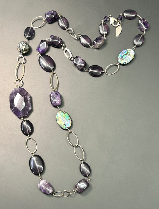 Coldwater Creek Amethyst Necklace