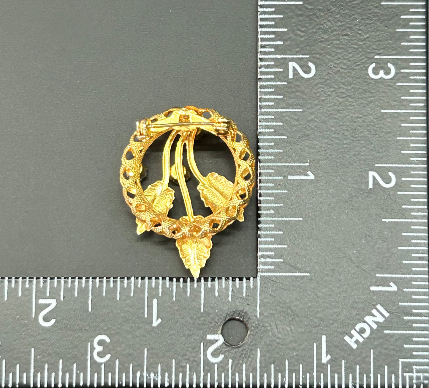Vintage Wreath Brooch