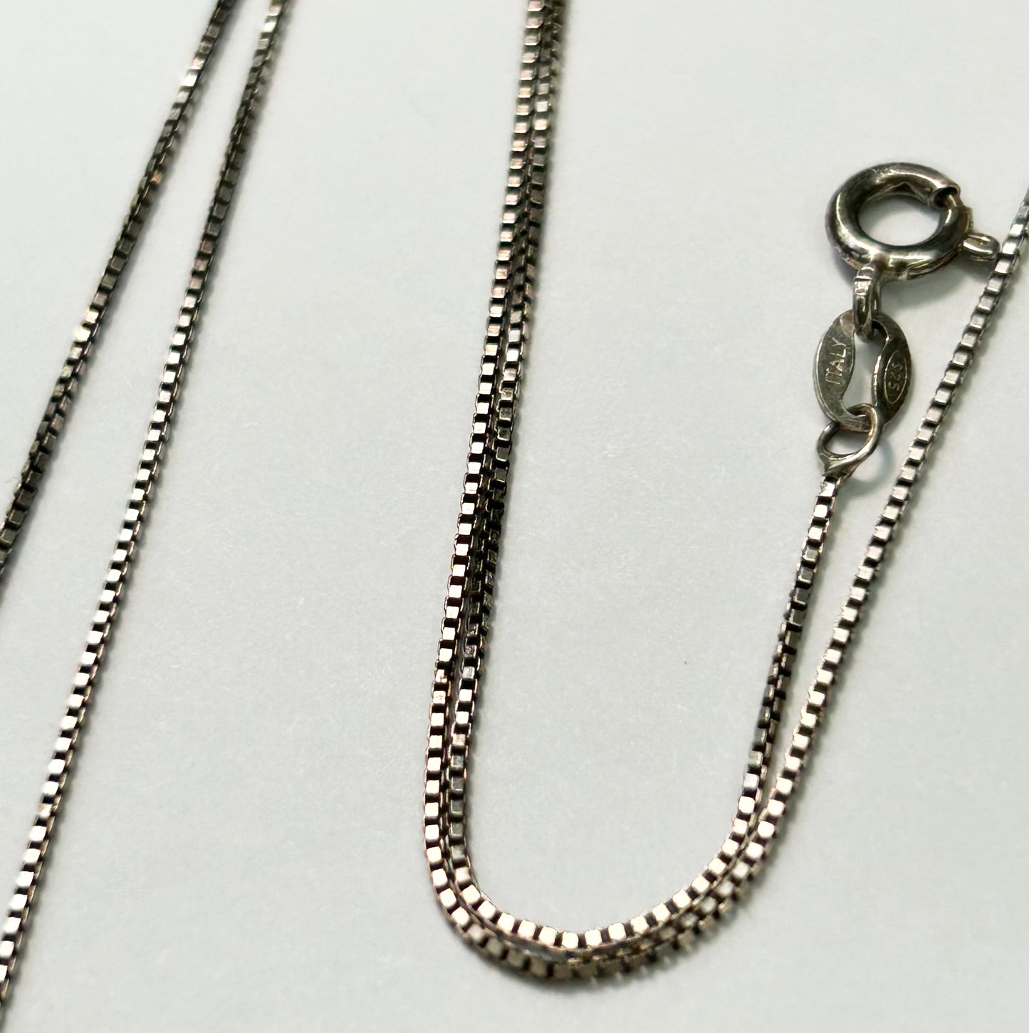 15.75” Italy Sterling Silver Chain