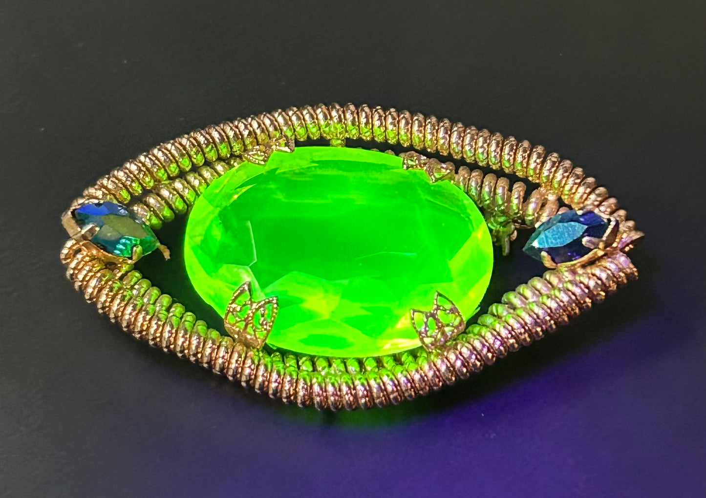 Vintage Uranium Brooch